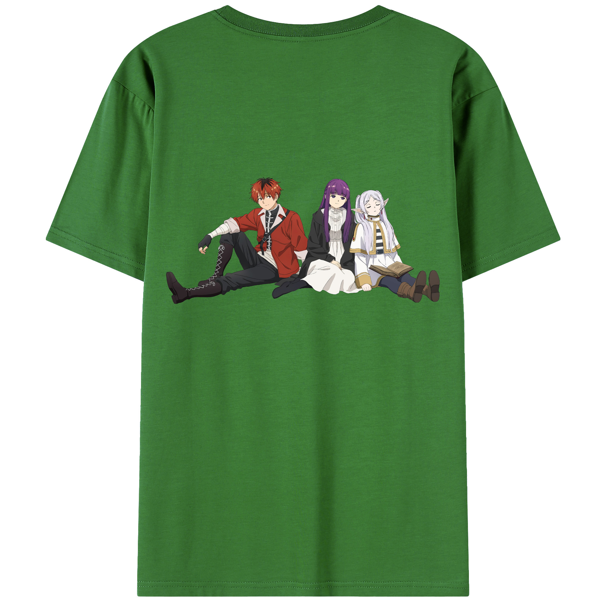 （画像用） 葬送のフリーレン Frieren レディース半袖Tシャツ(バックプリント)
